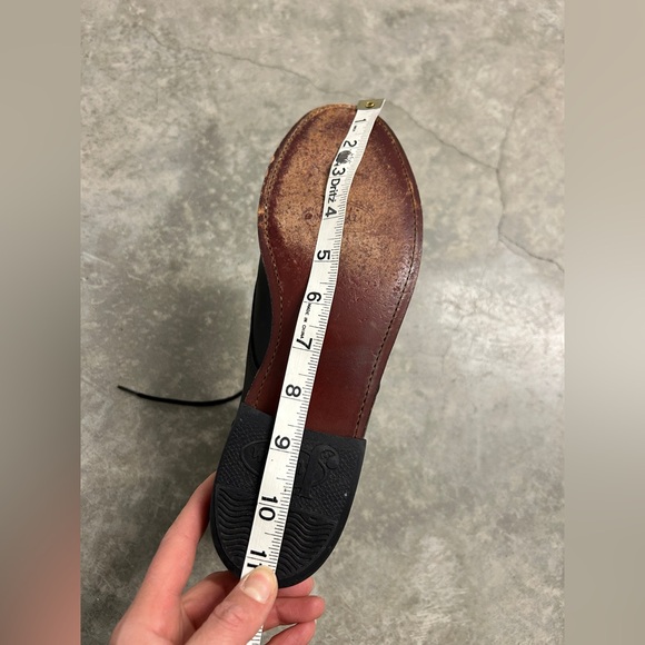 Justin Women's Leather Lace-Up Ankle Roper Western Boots Black L506 Size 8.5 - Picture 9 of 10